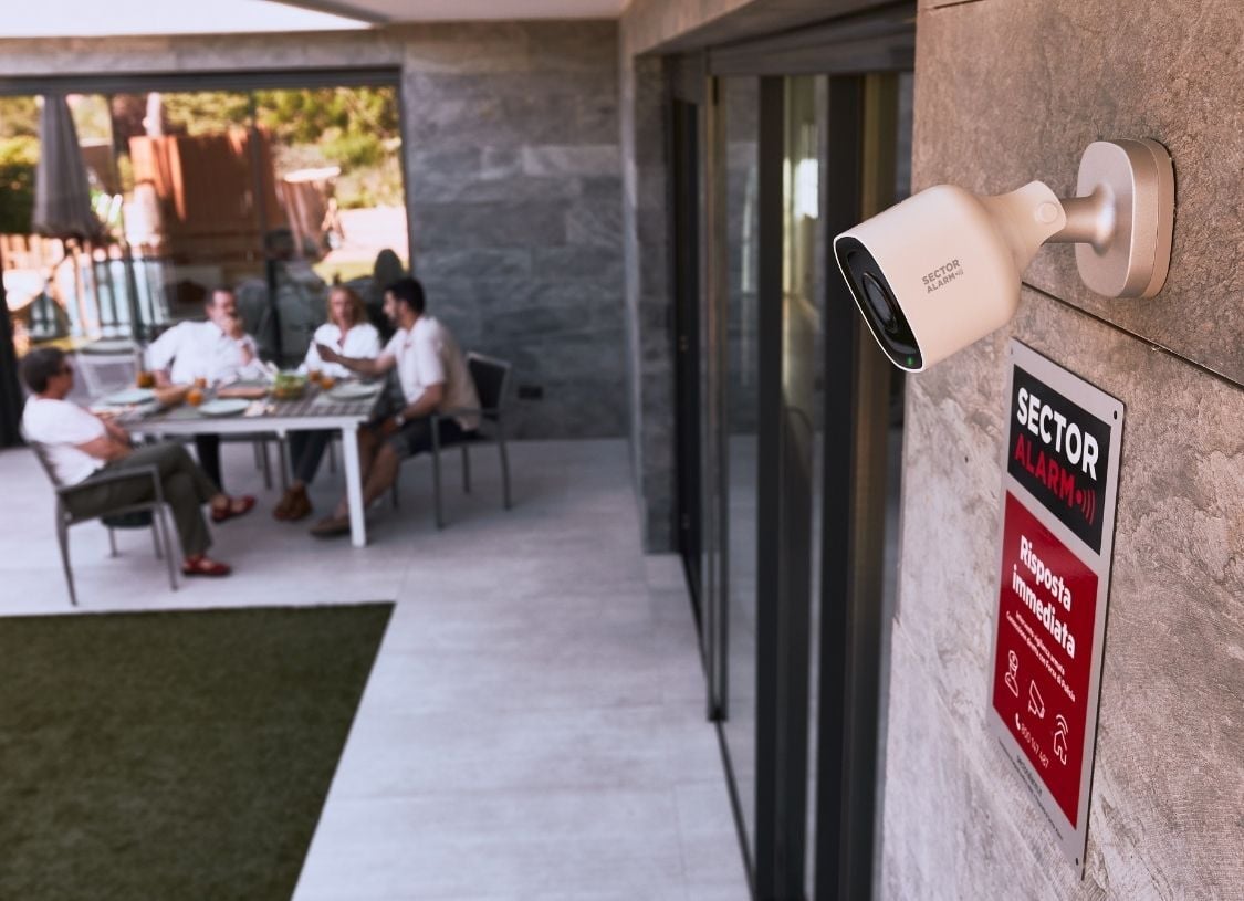Rilevamento immediato grazie al sistema di allarme perimetrale Sector Alarm