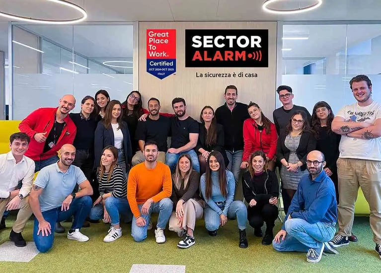 Sector Alarm Italia e Great Place to Work®: insieme per un clima lavorativo vincente
