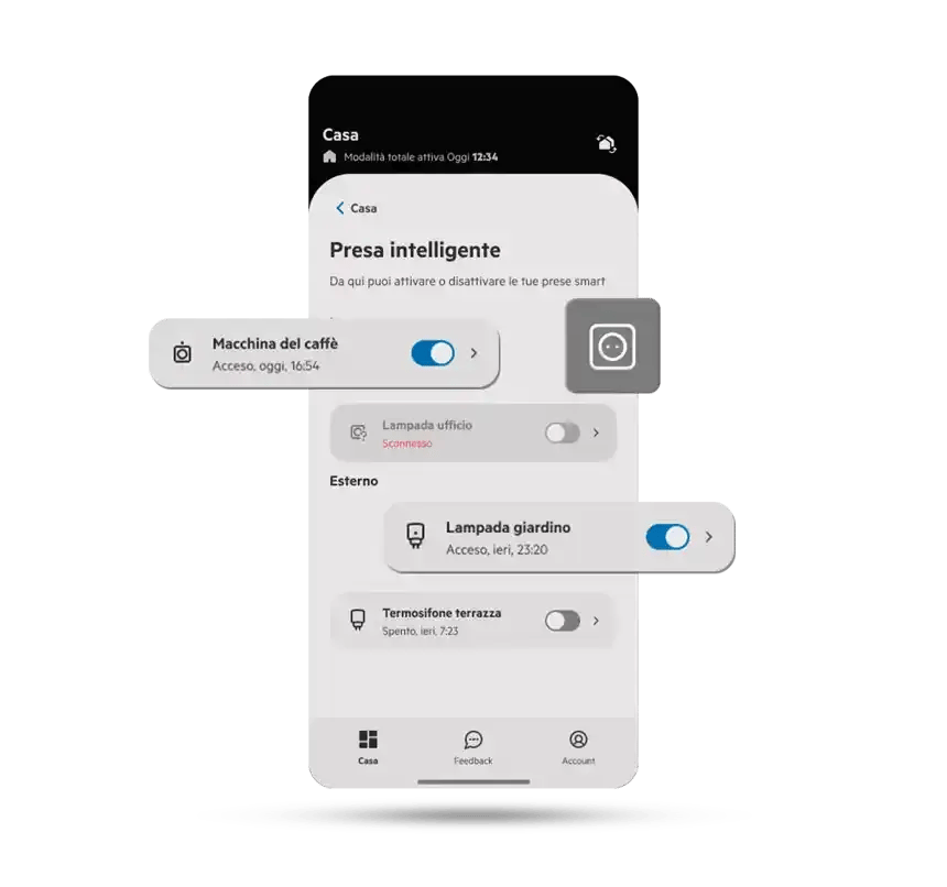Sector Alarm app prese smart