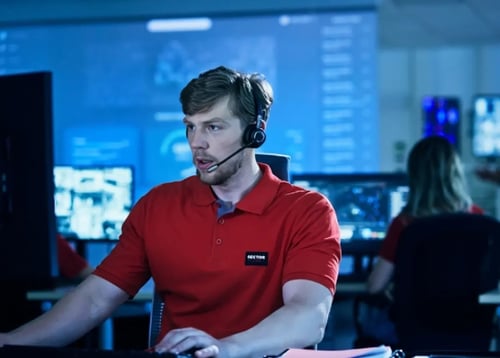 Sector Alarm monitora la proprietà professionalmente 24/7