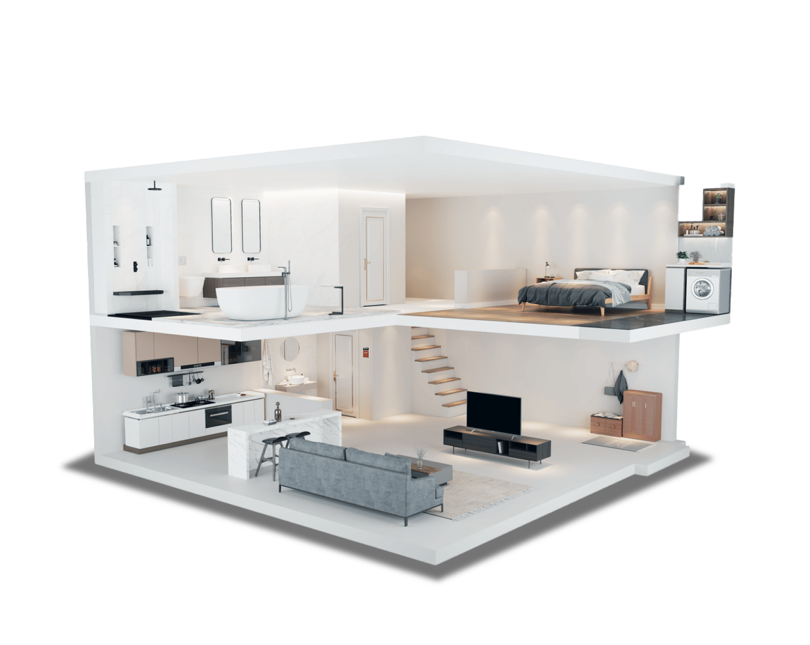 Appartamento protetto da Sistema di Allarme Casa Sector Alarm
