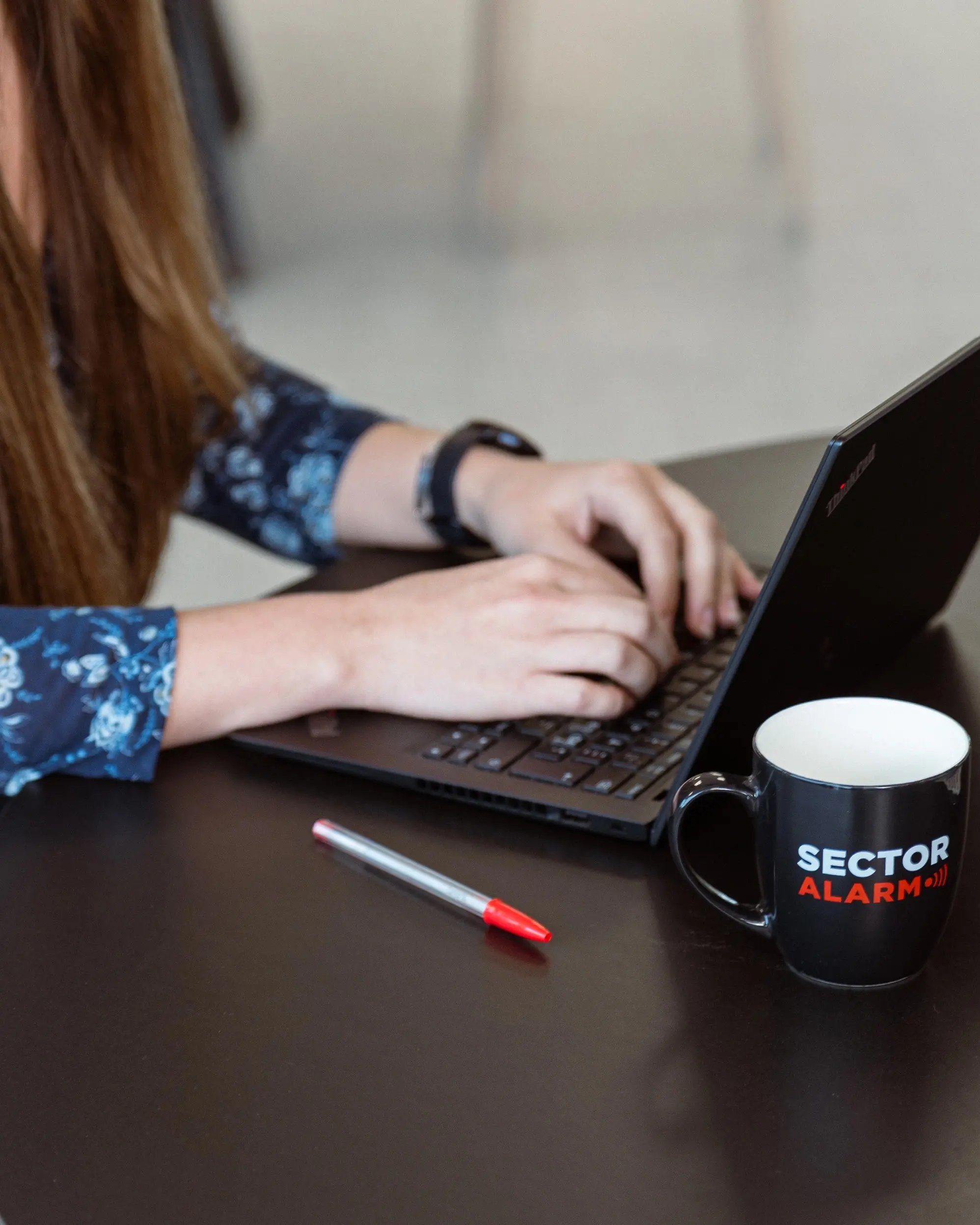 Agent writing Sector Alarm