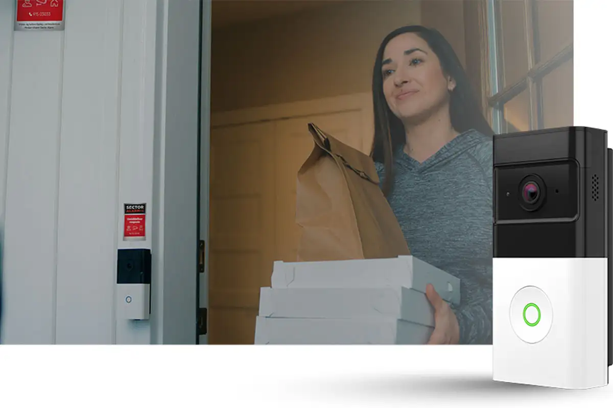 Una porta di casa più intelligente con il Videocitofono Smart Sector Alarm