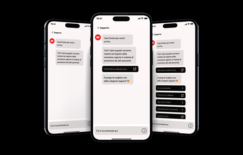 Chat in-app