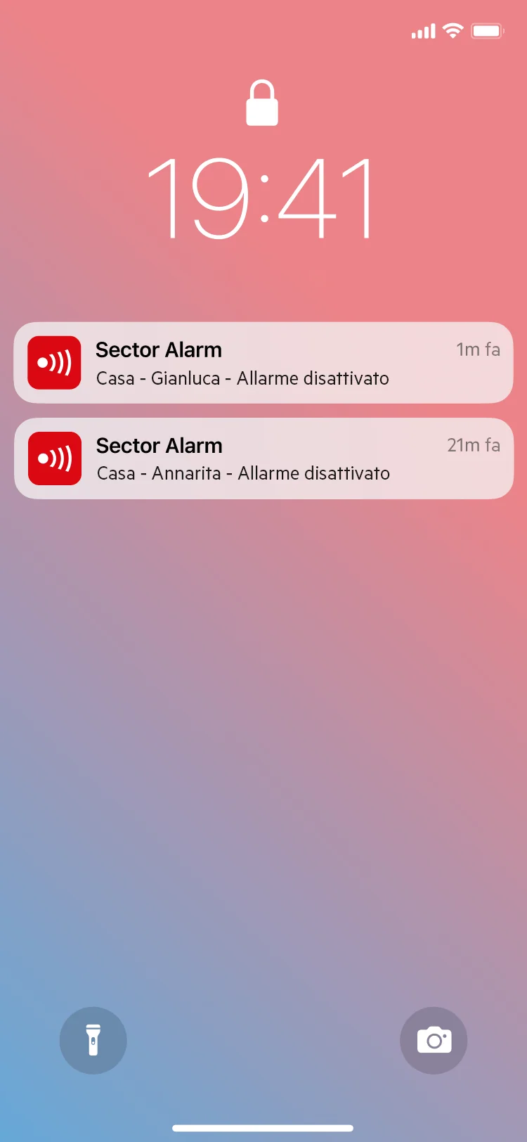 Avvisi in tempo reale